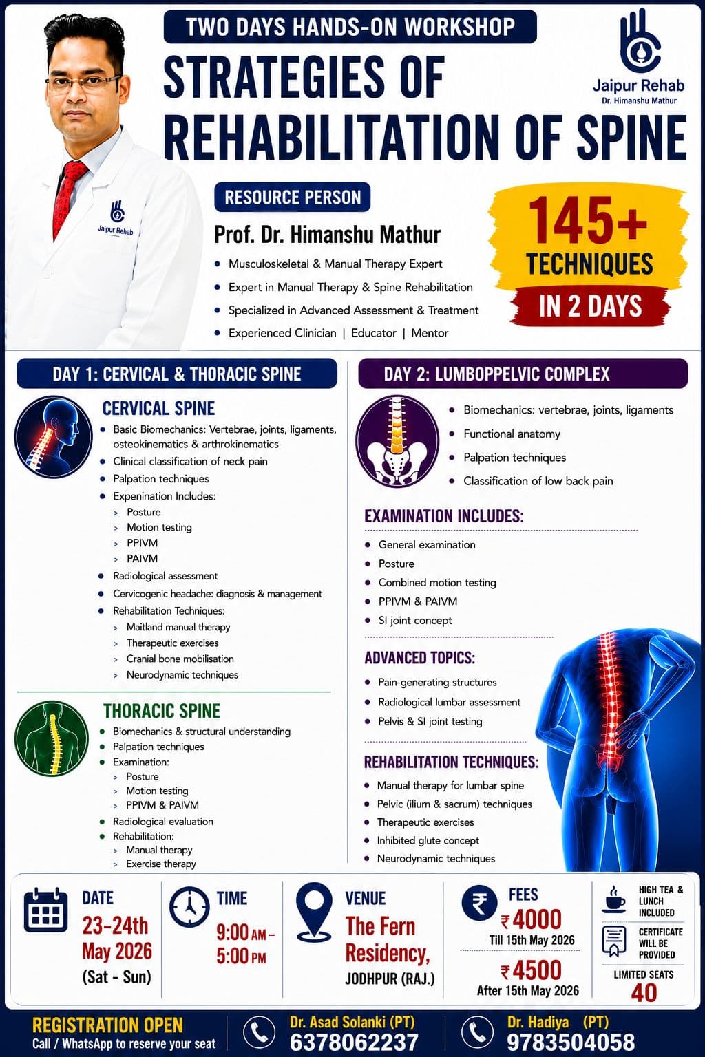 Strategies of Rehabilitation of Spine